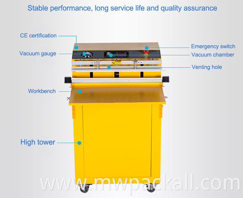 Vacuum Commercial vertical type external vacuum packing machine,Nozzle vacuum sealers